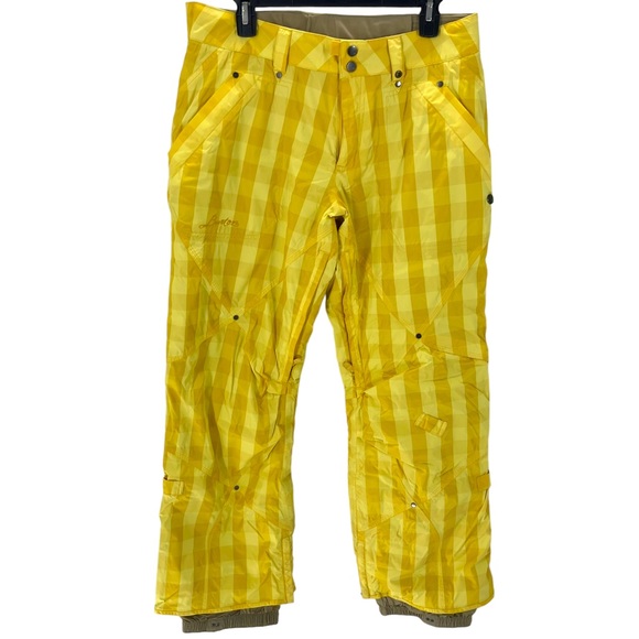 Burton Women’s Ski Snowboard Snow Pants Checkered Size Medium - Picture 15 of 15